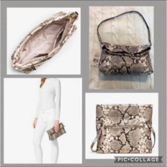 Michael Kors Daria fold over clutch. EUC. - Picture 9 of 10